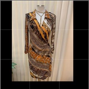 Glamour dress jersey stretch fabric